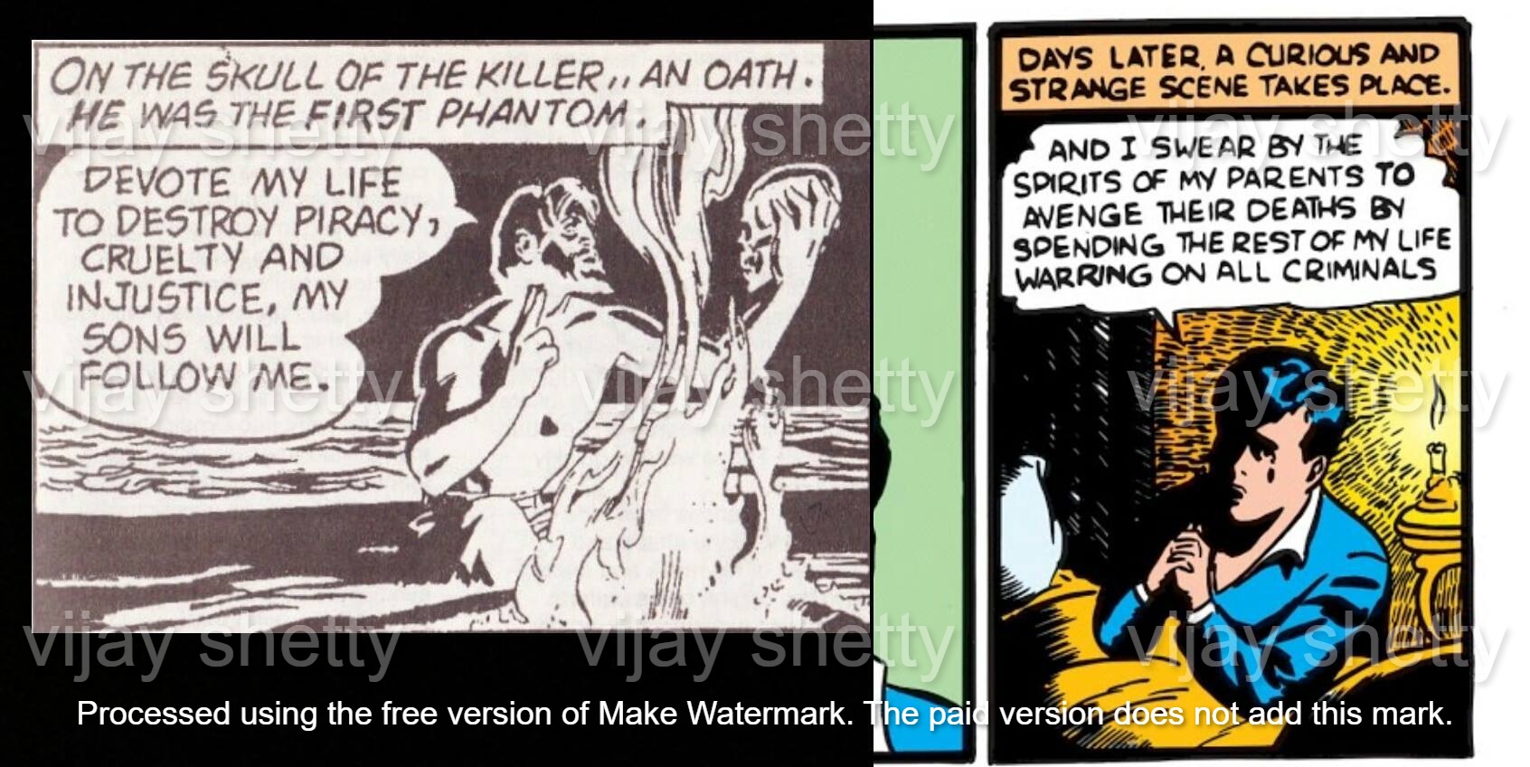 batman and phantom oath