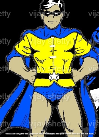 robin as super commandi dhruv