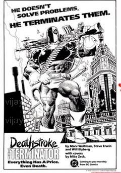 death strok terminter copied in raj comics